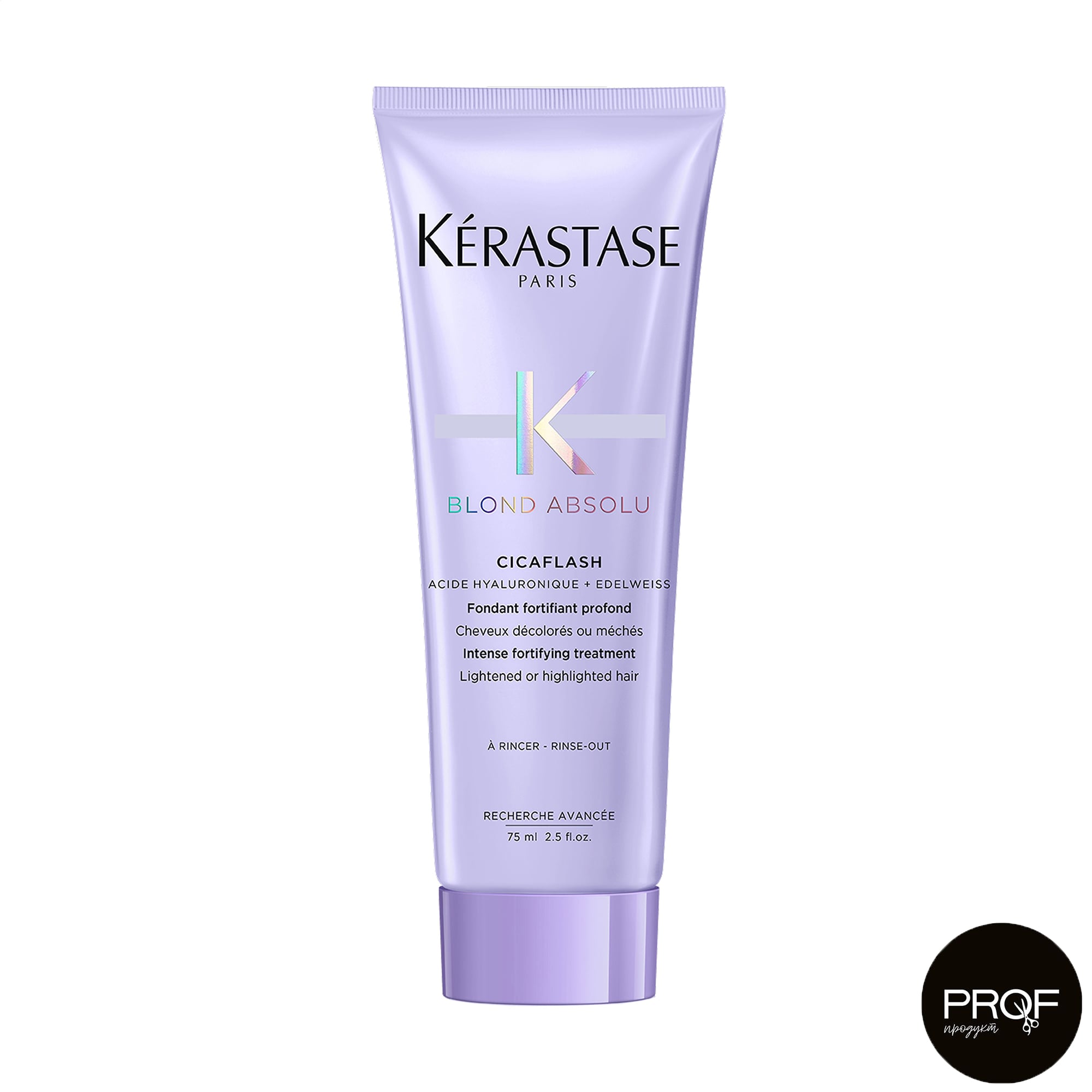 Інтенсивний зміцнювальний засіб Kerastase Blond Absolu Cicaflash Intense Fortifying Treatment для догляду за освітленим або мелірованим волоссям, 75 мл